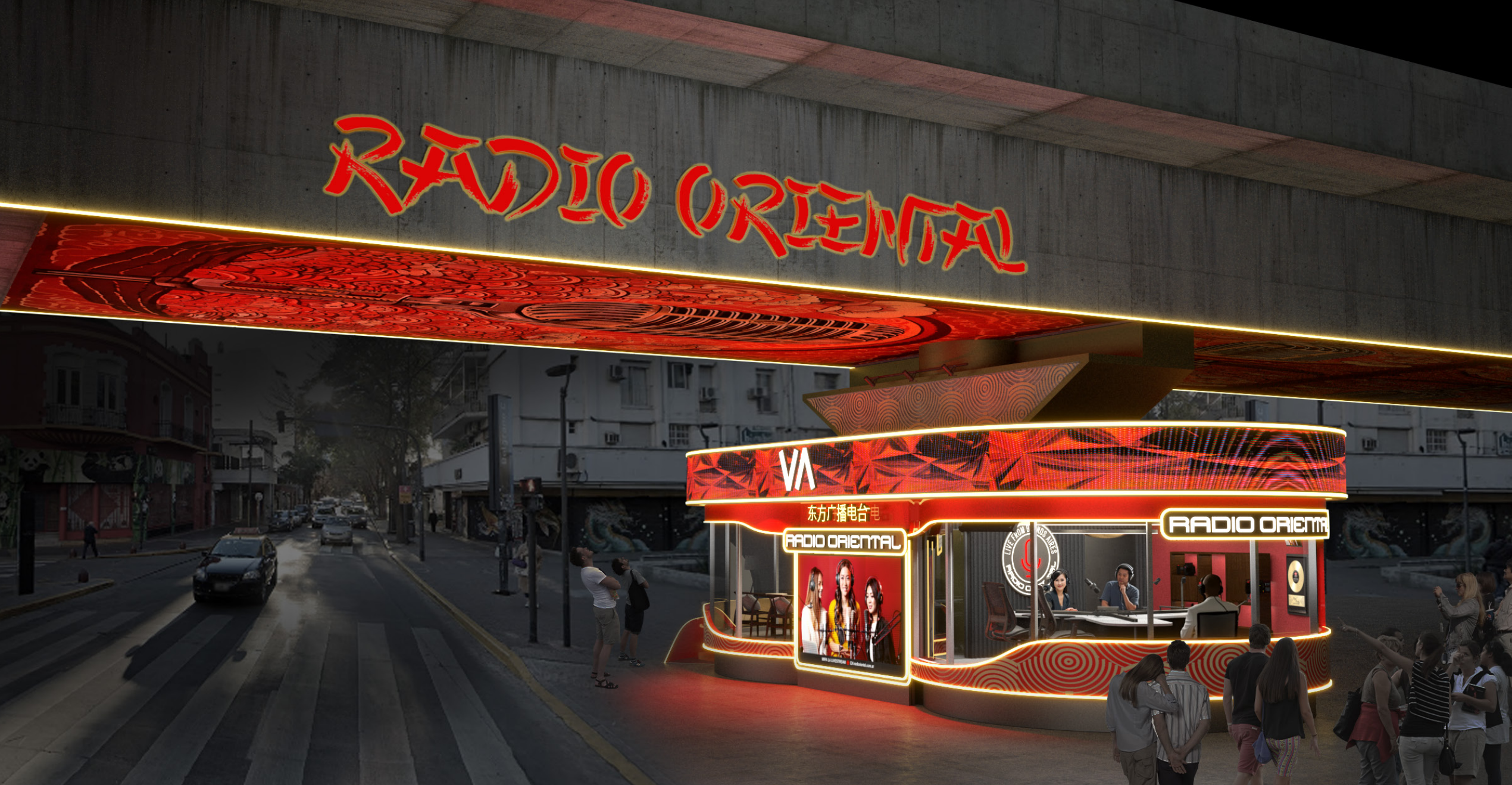 Argentina Radio Oriental Studio Case