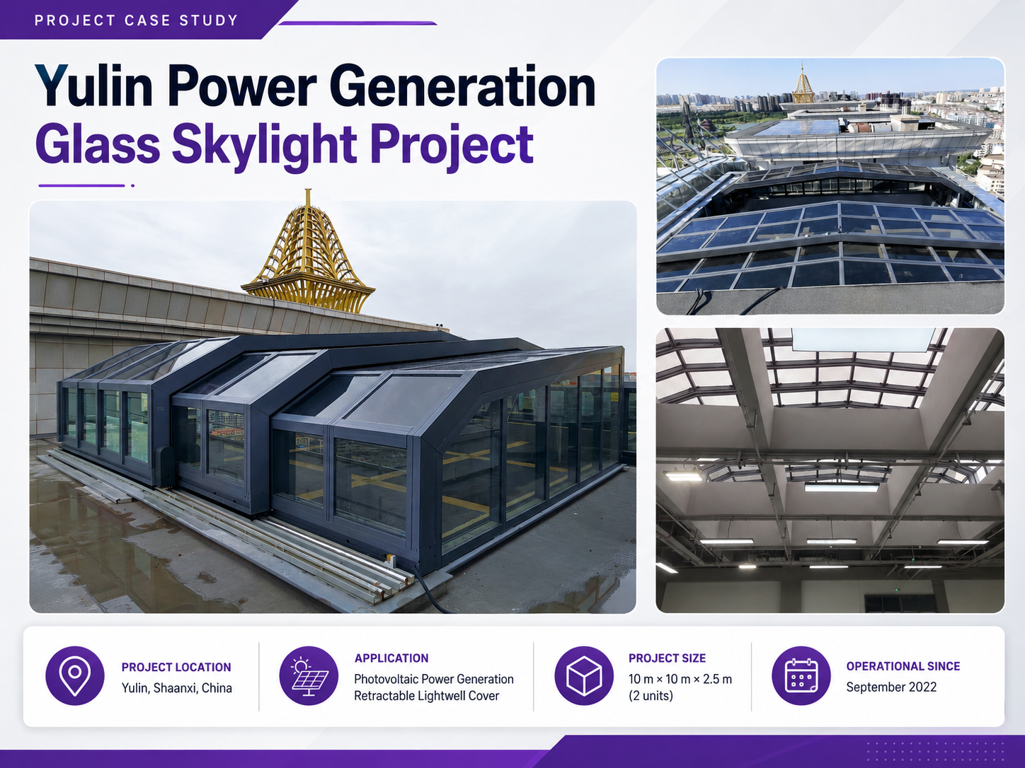 Yulin Power Generation Glass Skylight Project